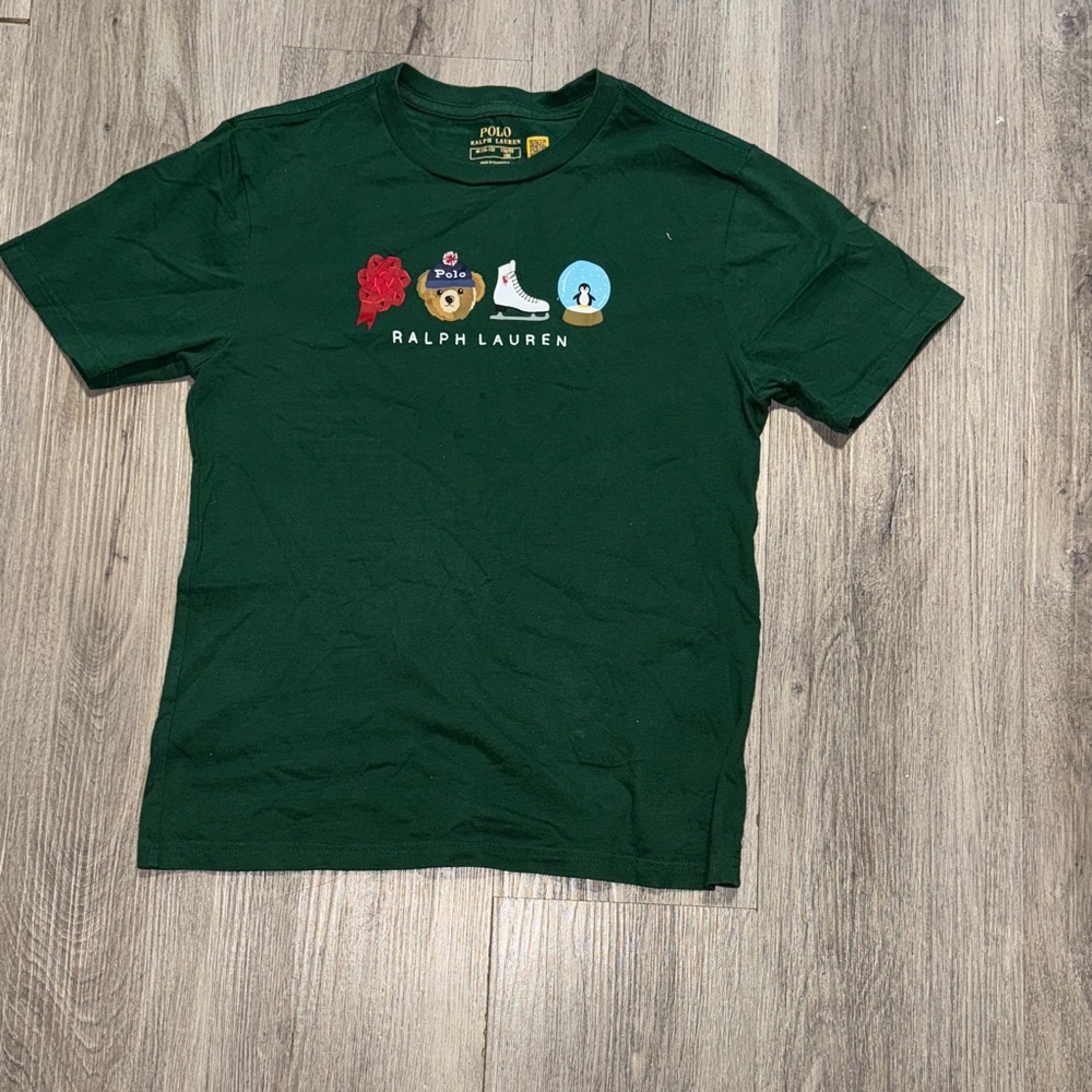 Ralph Lauren Forest Green CHRISTMAS🎄Tee